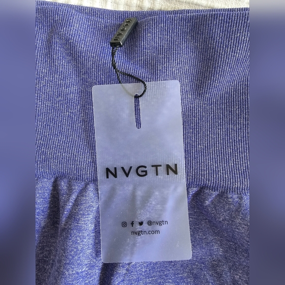NEW NVGTN Electric Blue Curve Seamless Leggings - Picture 8 of 11